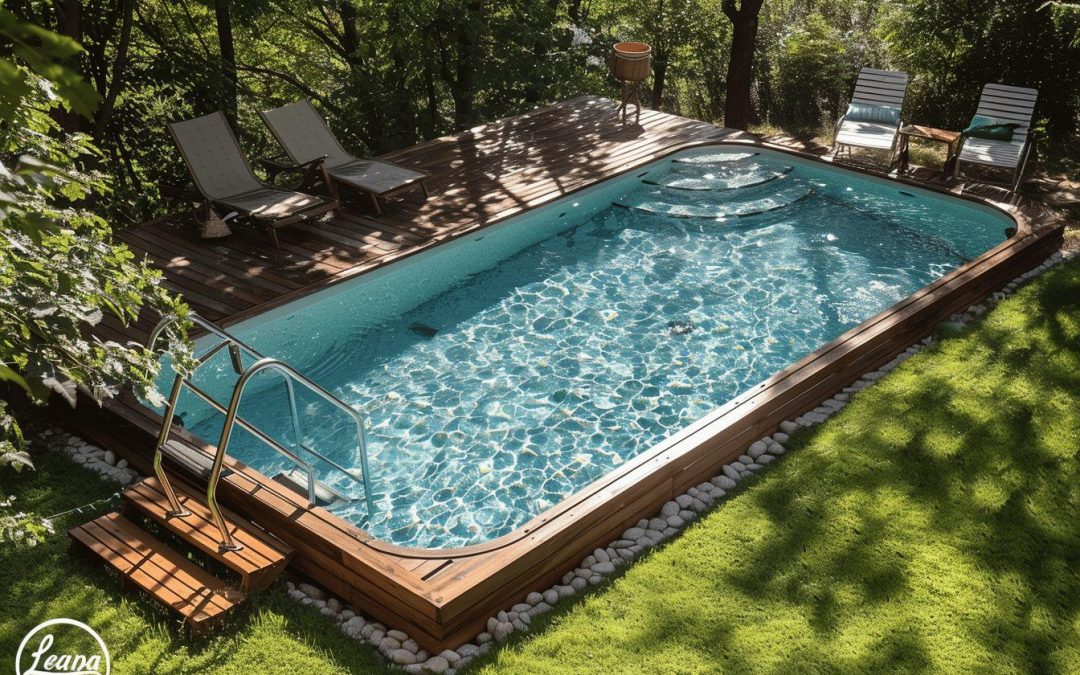 Piscine hors sol rectangulaire en bois à prix bas – modèles à enterrer ou semi-enterrés