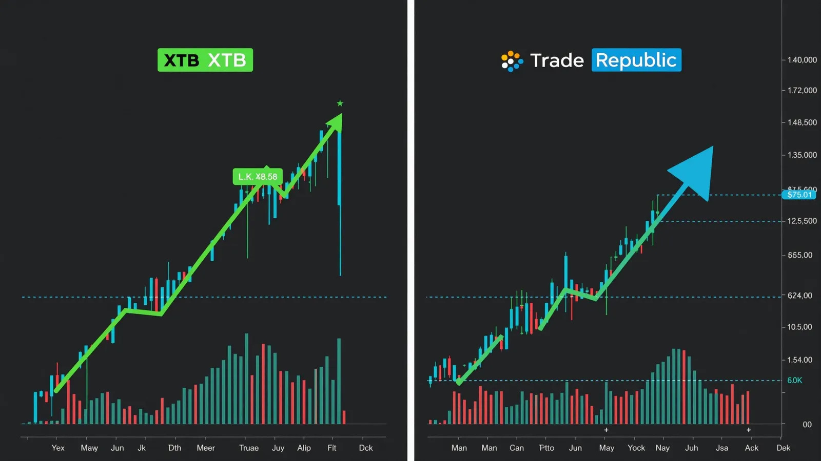 XTB vs Trade Republic : quel courtier choisir pour vos investissements en bourse ?
