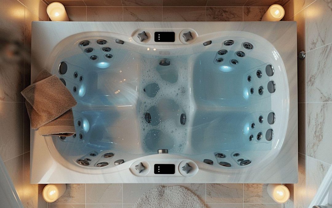 Baignoire balnéo 2 places : confort et détente pour deux personnes