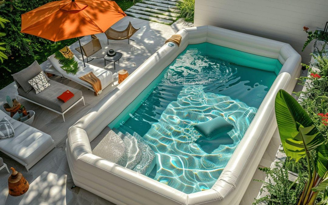 Piscine gonflable rigide et hors sol : design haut de gamme pour un été rafraîchissant