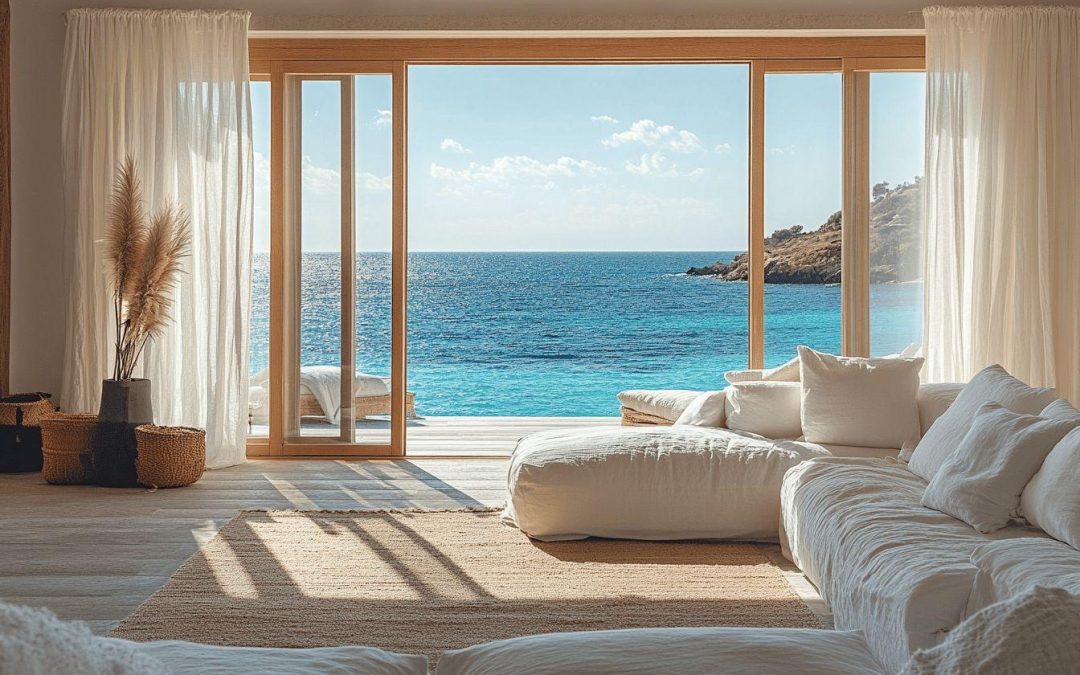 Appartement à vendre en bord de mer à Hyères : achat immobilier vue mer