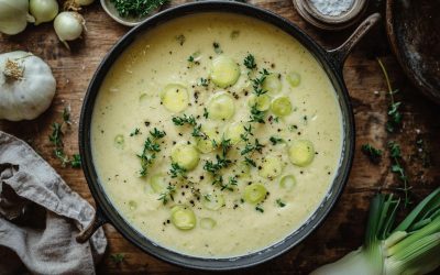 Fondue de poireaux à la crème : recette facile et savoureuse
