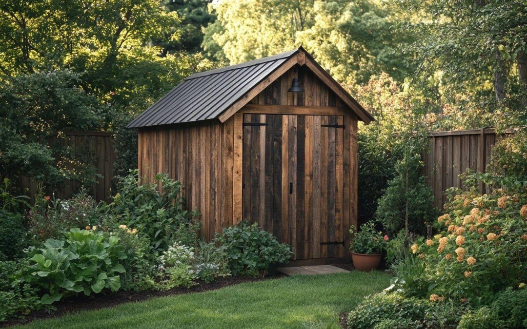 Abri de jardin écologique en bois ou métal pour votre maison – solutions durables et originales