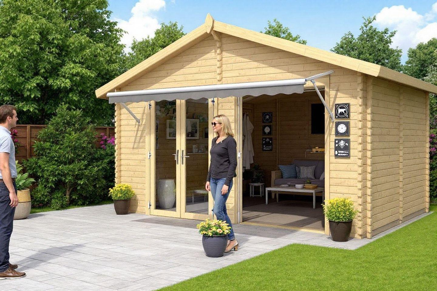 garage en bois en kit de 54 m2