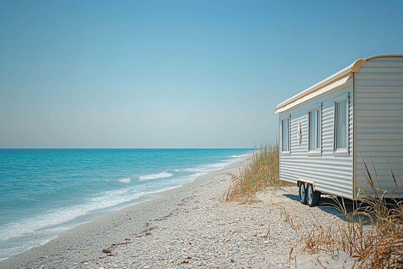 vente mobil home occasion avec emplacement cote d'opale