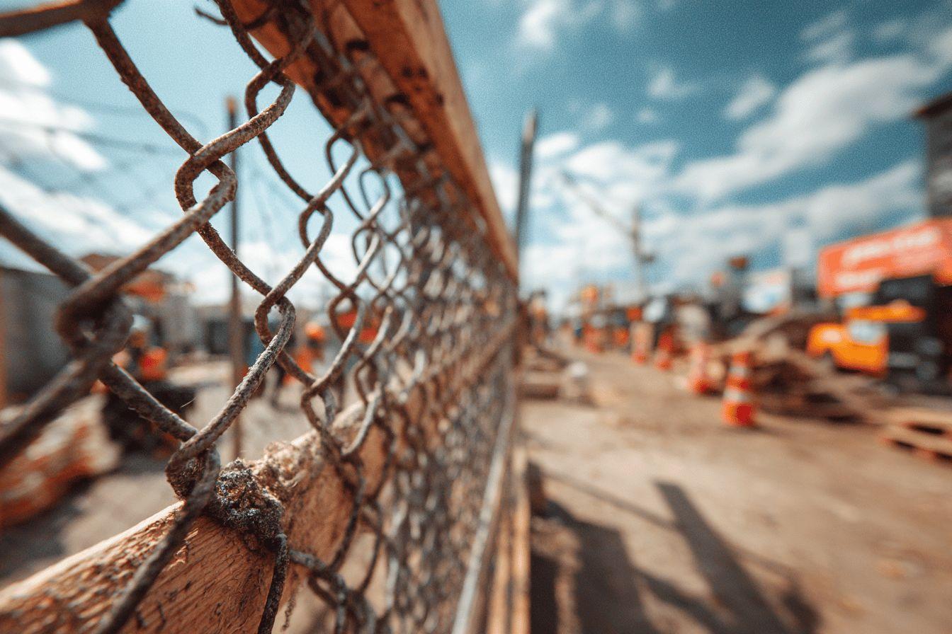 portail de chantier