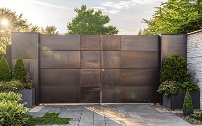 Portail coulissant en acier : modèles pour votre extérieur