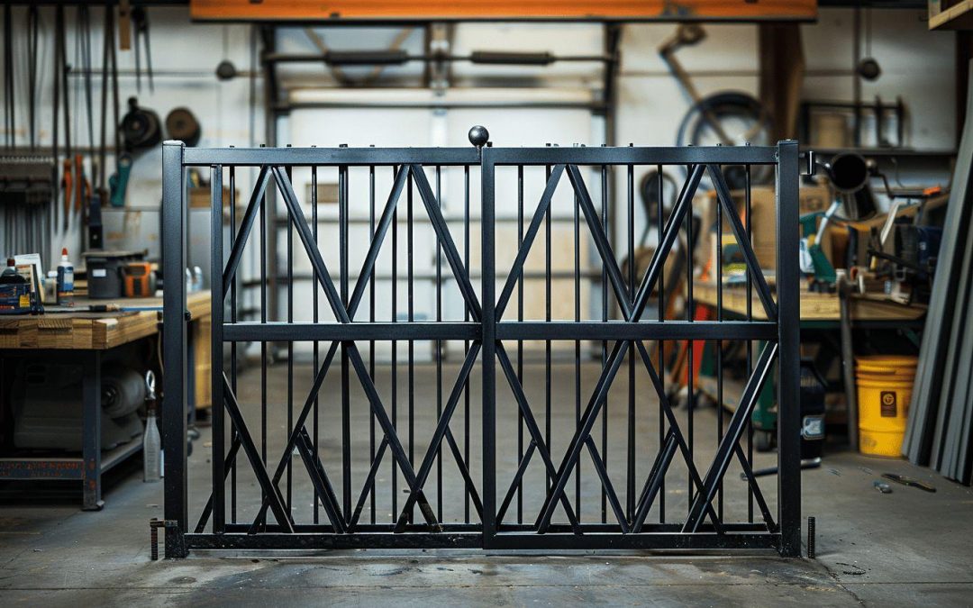 Grille de défense pour porte sur mesure : protection anti-effraction rétractable ou fixe