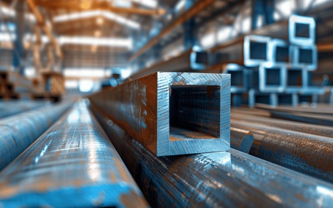 Tube carré en acier galvanisé : dimensions variées disponibles à la découpe