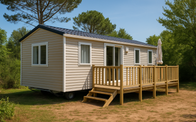 Volets roulants pour mobil home sur-mesure avec options et équipements personnalisables