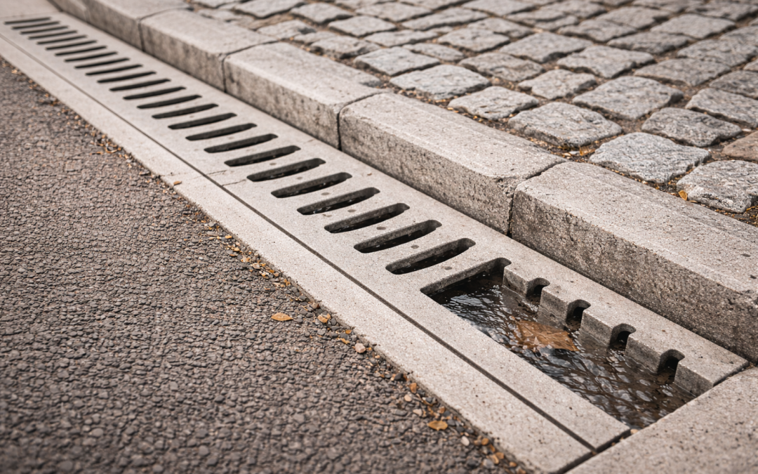 Caniveau béton pour extérieur : sections et dimensions variées