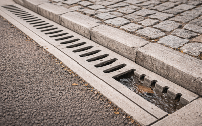 Caniveau béton pour extérieur : sections et dimensions variées