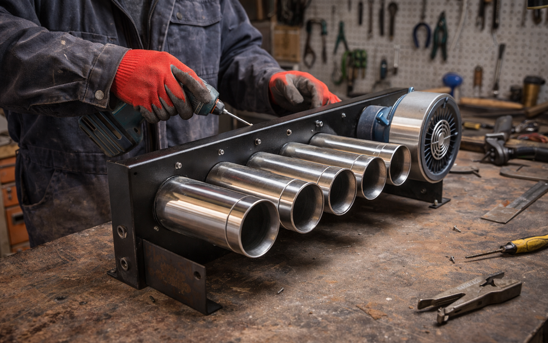 Comment fabriquer un récupérateur de chaleur pour cheminée ou poêle à bois ?