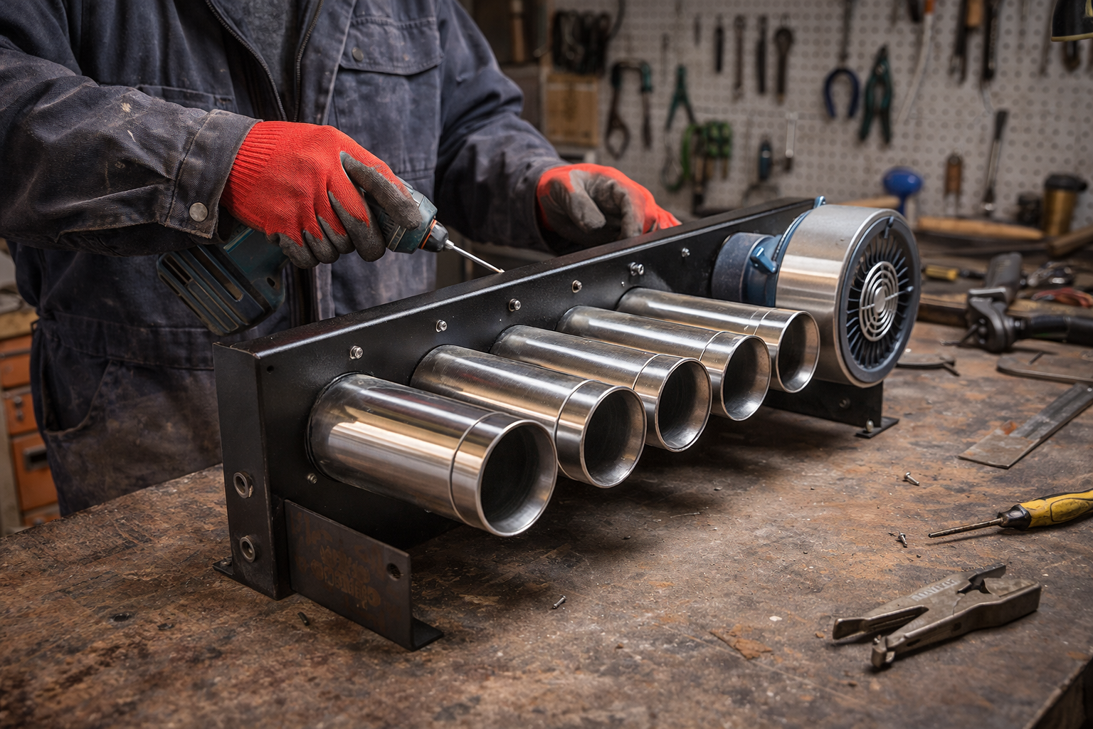 fabriquer un récupérateur de chaleur pour cheminée