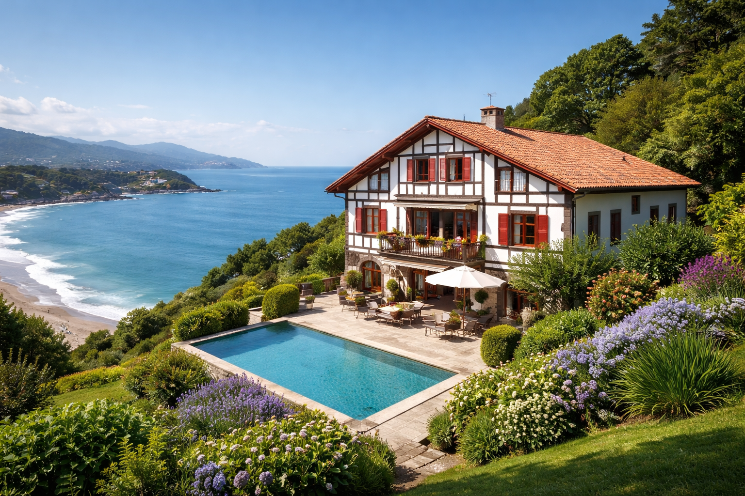 Prix, quartiers et types de biens sur la côte basque : appartements, villas et locations saisonnières avec vue sur l’océan.