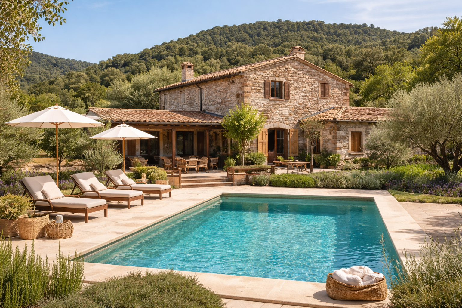Location bergerie à Porto-Vecchio en Corse avec piscine Louez une bergerie en pierre à Porto-Vecchio avec piscine privée. Charme authentique, maquis corse, plages proches et services haut de gamme.