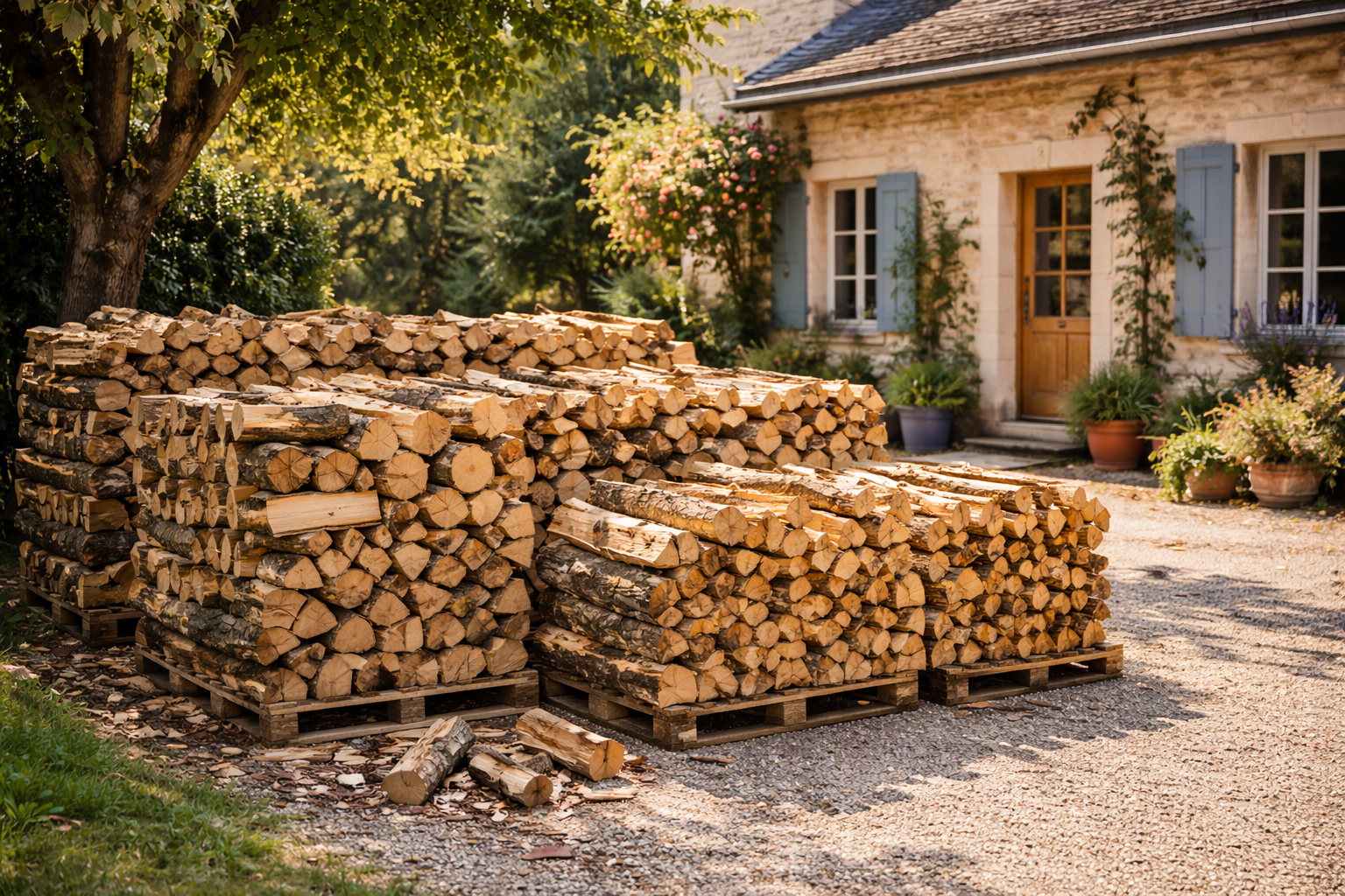 combien de temps pour ranger 10 stères de bois