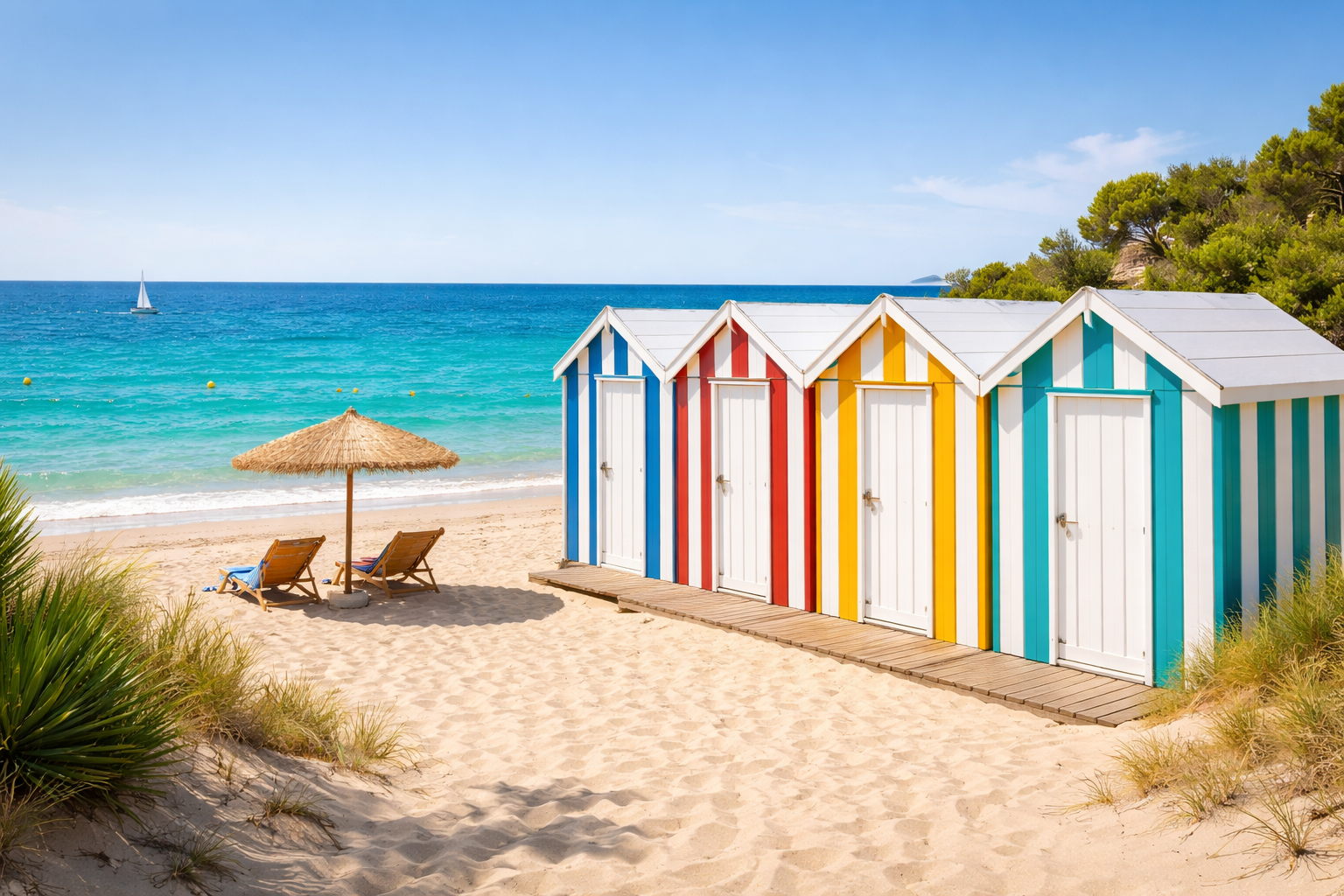 Investir dans des cabines de plage Découvrez les avantages d'acheter une cabine de plage pour profiter de la mer et générer des revenus. Idéal pour un investissement immobilier unique.
