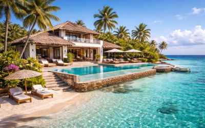 Maisons et villas de luxe pieds dans l’eau à vendre en France