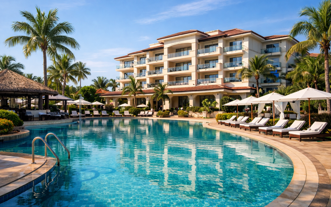 Construction de piscine à Cavalaire-sur-Mer pour hôtels