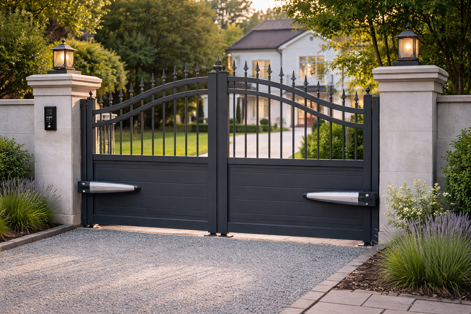 achat portail d'entrée motorisé montataire