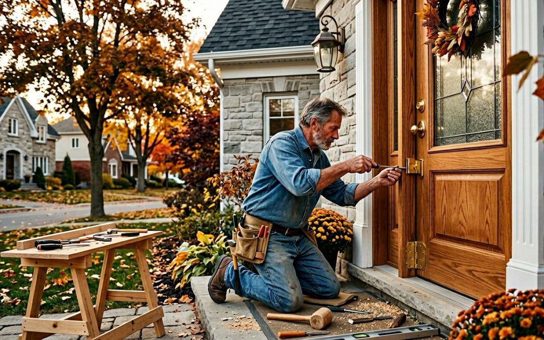 Porte d&rsquo;entrée à Chambly : Devis et installation par un menuisier