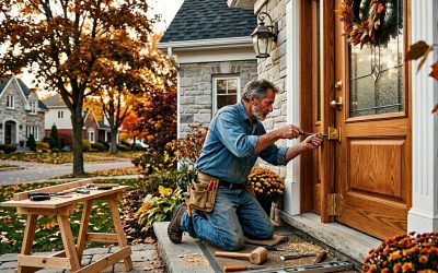 Porte d&rsquo;entrée à Chambly : Devis et installation par un menuisier