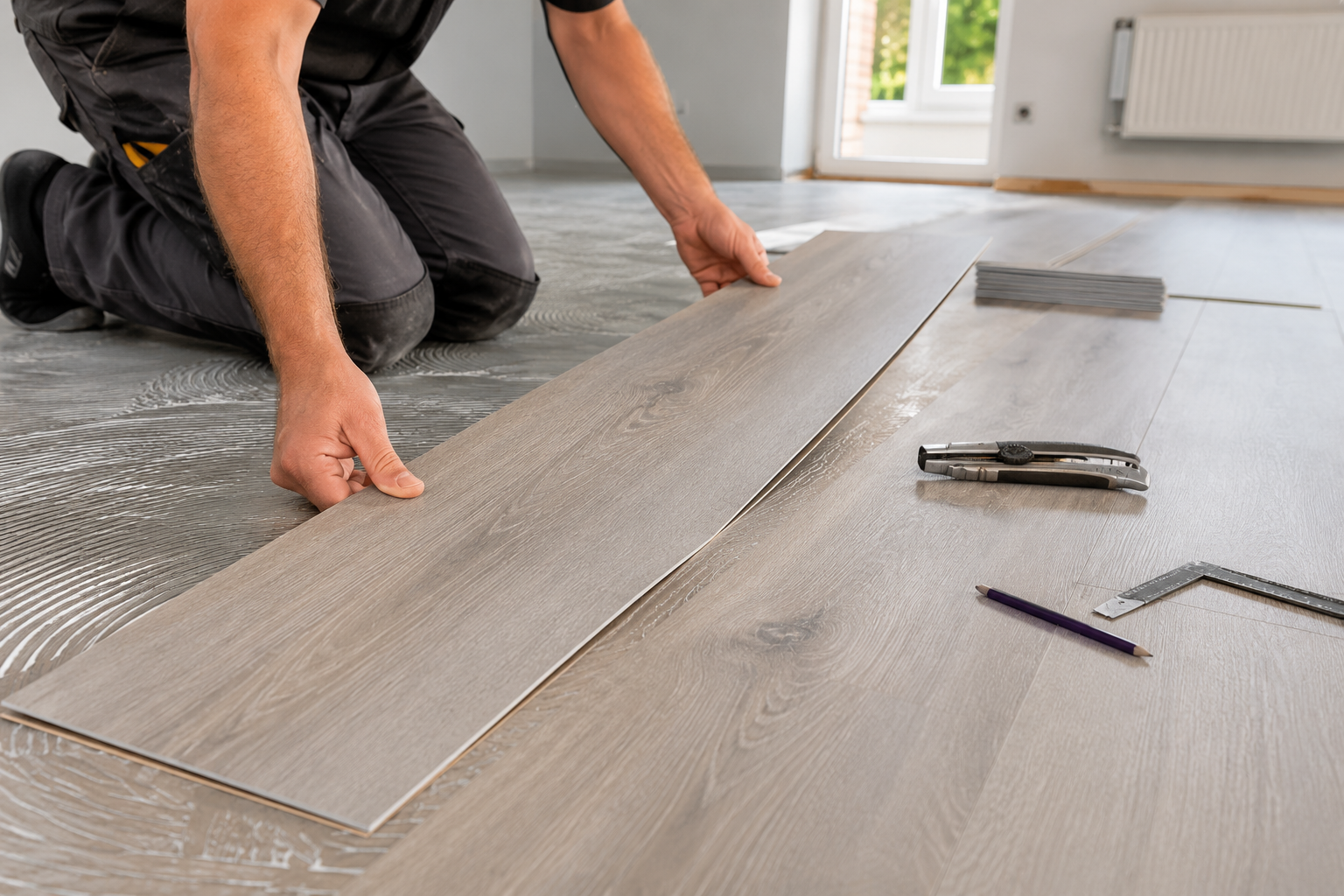 Découvrez comment installer un sol PVC sans colle étape par étape. Transformez votre espace rapidement et facilement avec nos conseils pratiques.