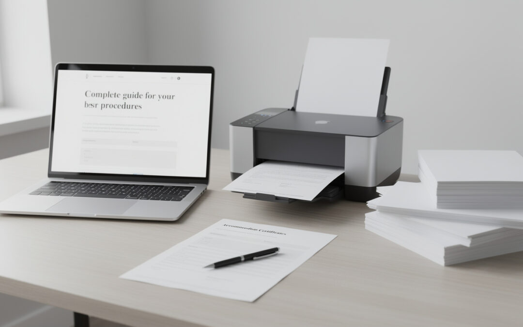 Attestation d&rsquo;hébergement à imprimer : guide complet pour vos démarches